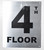 4th Floor BUILDING SIGN