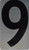 House Number Sign/Apartment Number Sign- Nine