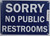 NO Public Restroom DOB SIGN