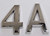 Apartment Number 4A Sign/Mailbox Number Sign, Door Number Sign. Letter C