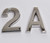 Apartment Number 2A Sign/Mailbox Number Sign, Door Number Sign. Letter C