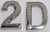 Apartment Number 2D Sign/Mailbox Number Sign, Door Number Sign.