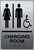 Changing Room ACCESSIBLE Sign-Tactile Signs Changing Room ACCESSIBLE Sign-Tactile Signs