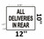 ALL DELIVERIES IN REAR SIGN-WITHOUT IMAGE