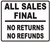 ALL SALES FINAL SIGN