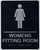 WomenS Fitting Room ACCESSIBLE with Symbol Braille Sign-Tactile Signs - WomenS Fitting Room ACCESSIBLE with Symbol Braille Sign-Tactile Signs -