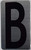 House Number Letter Sign/Apartment Number Letter Sign- Letter B
