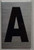 House Number Letter Sign/Apartment Number Letter Sign- Letter A