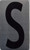 House Number Letter Sign/Apartment Number Letter Sign- Letter S