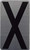 House Number Letter Sign/Apartment Number Letter Sign- Letter X