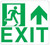 Exit Arrow UP  Sign