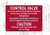 Sprinkler Valve No. Controlling Building No Sign, Engineer Grade Reflective Aluminum DOB SIGN