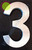 Aluminum Number 3 Sign