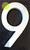 Aluminum Number 9 DOB SIGN