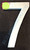 Aluminum Number 7 SIGNAGE