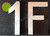 Apartment Number 1f HPD SIGN