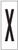 PHOTOLUMINESCENT DOOR NUMBER X SIGN HEAVY DUTY / GLOW IN THE DARK "DOOR NUMBER" SIGN HEAVY DUTY
