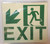 Exit Sign Down Left