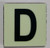 Glow in dark Number D SIGNAGE The Liberty Line Glow in dark Number D SIGNAGE The Liberty Line