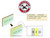 Glow in dark Number H SAFETY SIGNThe Liberty Line