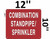 Combination Standpipe/Sprinkler  -  Fire Department Sign