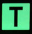 Glow in dark Number T SIGNAGE The Liberty Line