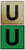 PHOTOLUMINESCENT DOOR NUMBER U SIGNAGE