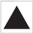 PHOTOLUMINESCENT TRIANGLE SIGN HEAVY DUTY / PHOTOLUMINESCENT "TRIANGLE SYMBOL" EMERGENCY SIGN HEAVY DUTY