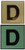 PHOTOLUMINESCENT DOOR NUMBER D SIGNAGE HEAVY DUTY / GLOW IN THE DARK "DOOR NUMBER" SIGNAGE HEAVY DUTY