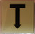 PHOTOLUMINESCENT DOWNWARD ARROW HPD SIGN HEAVY DUTY / GLOW IN THE DARK "DOWNWARDS ARROW" HPD SIGN HEAVY DUTY
