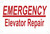 Emergency Elevator Repair   Sign