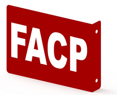 FACP Projection Sign- FIRE Alarm Control Panel 3D Sign