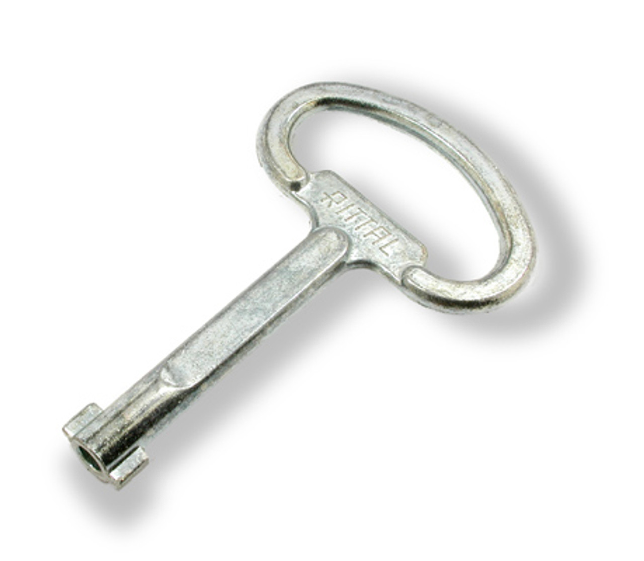 Key for electrical enclosure, silver