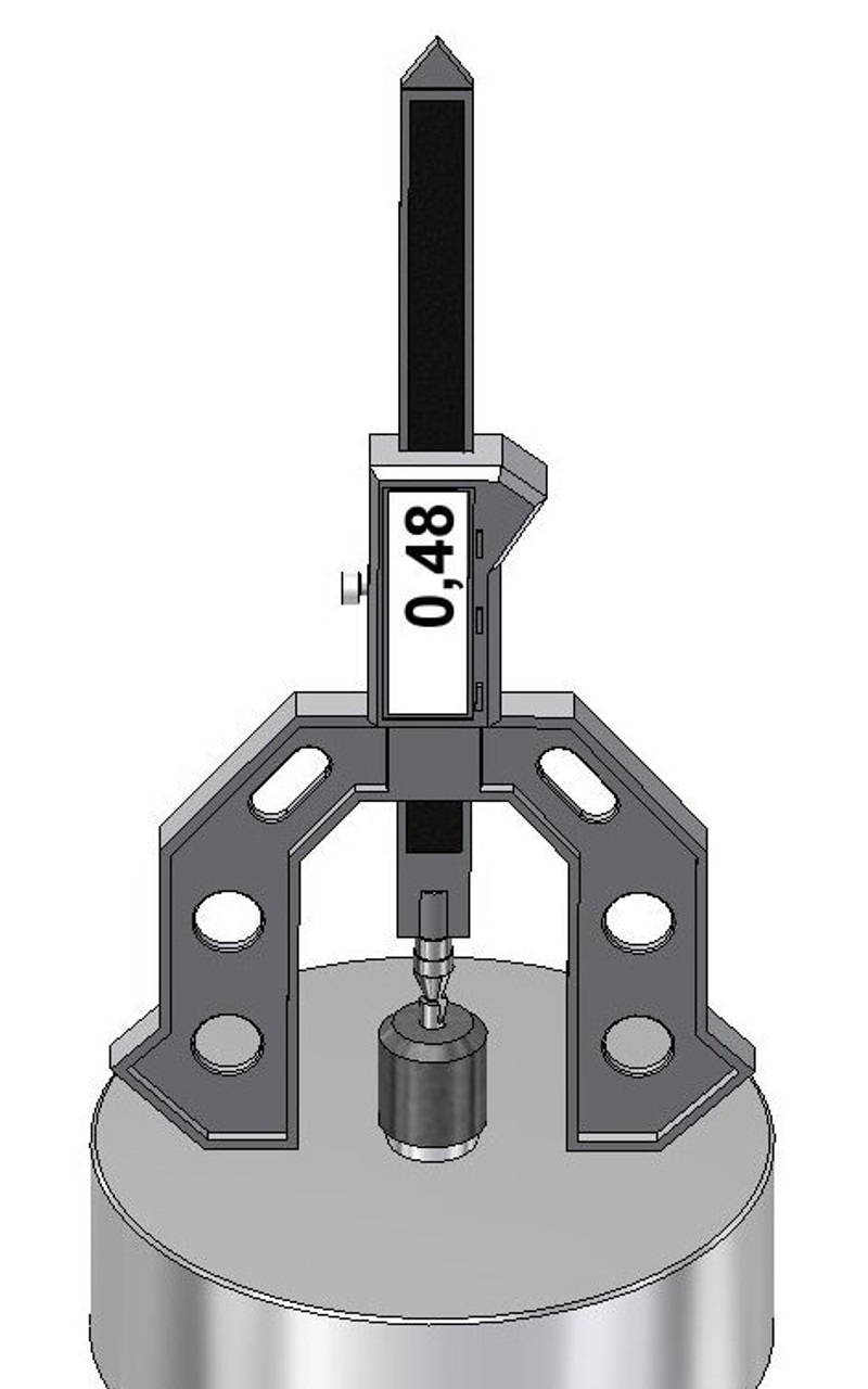 Hoffmann Digital Multi Gauge, setting router bit projection