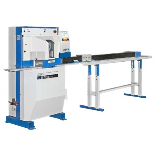 OMGA V235 production double miter saw with OMGA Stop positioning system OMGA V235 production double miter saw with OMGA Stop positioning system