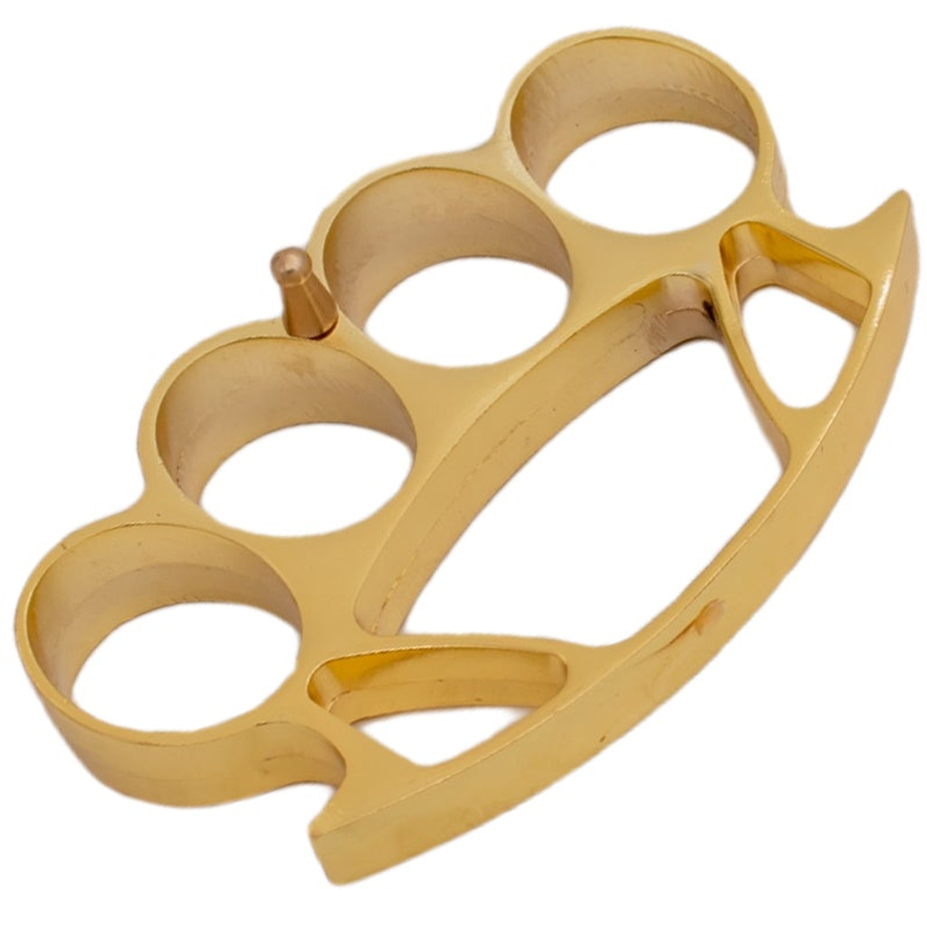 Solid Steel Big Ol' Buddy Brass Knuckle- Gold