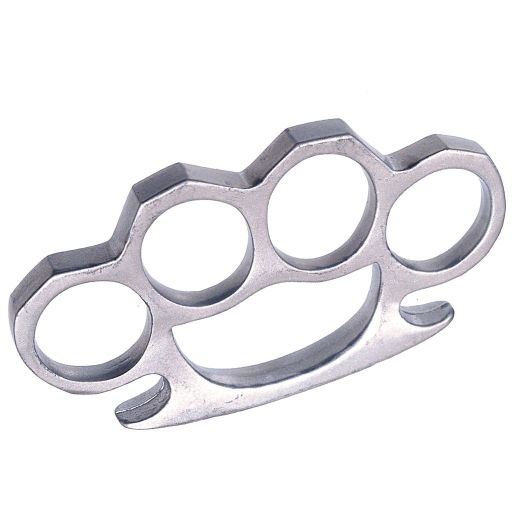 Silver Solid Steel Duster Brass Knuckle