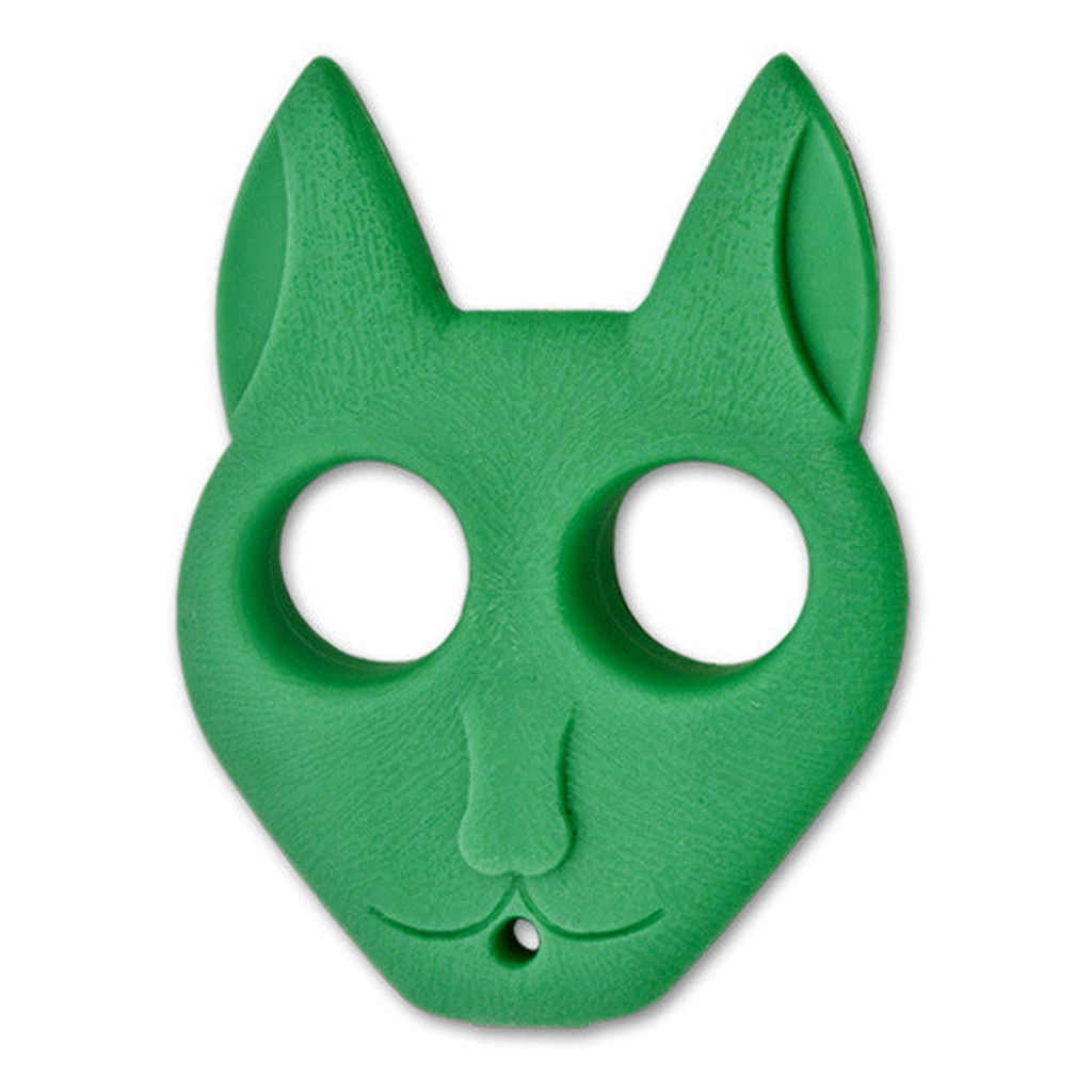 Black Cat public safety Keychain -Green