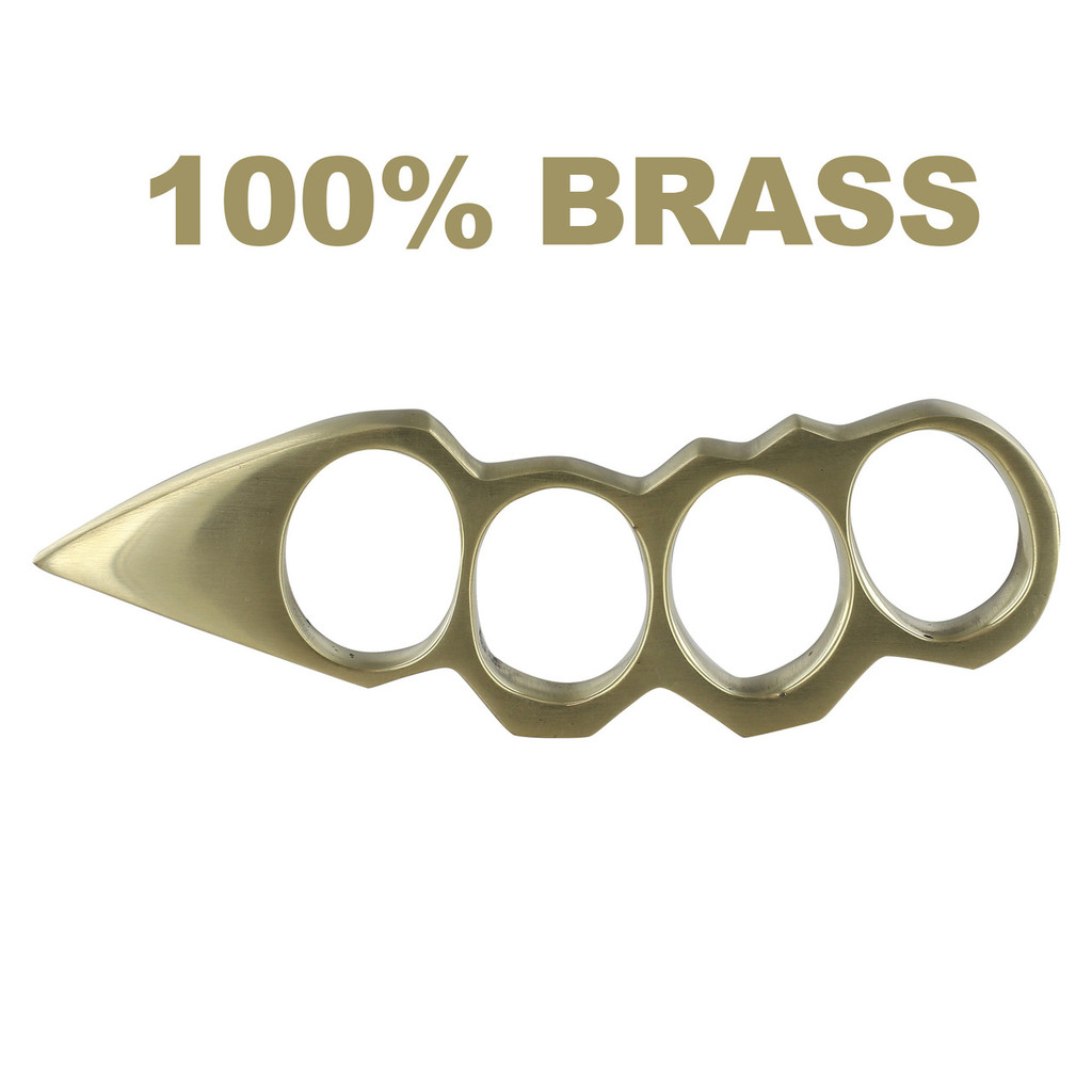 Solid Brass Knuckleduster Novelty Paper Weight Accessory