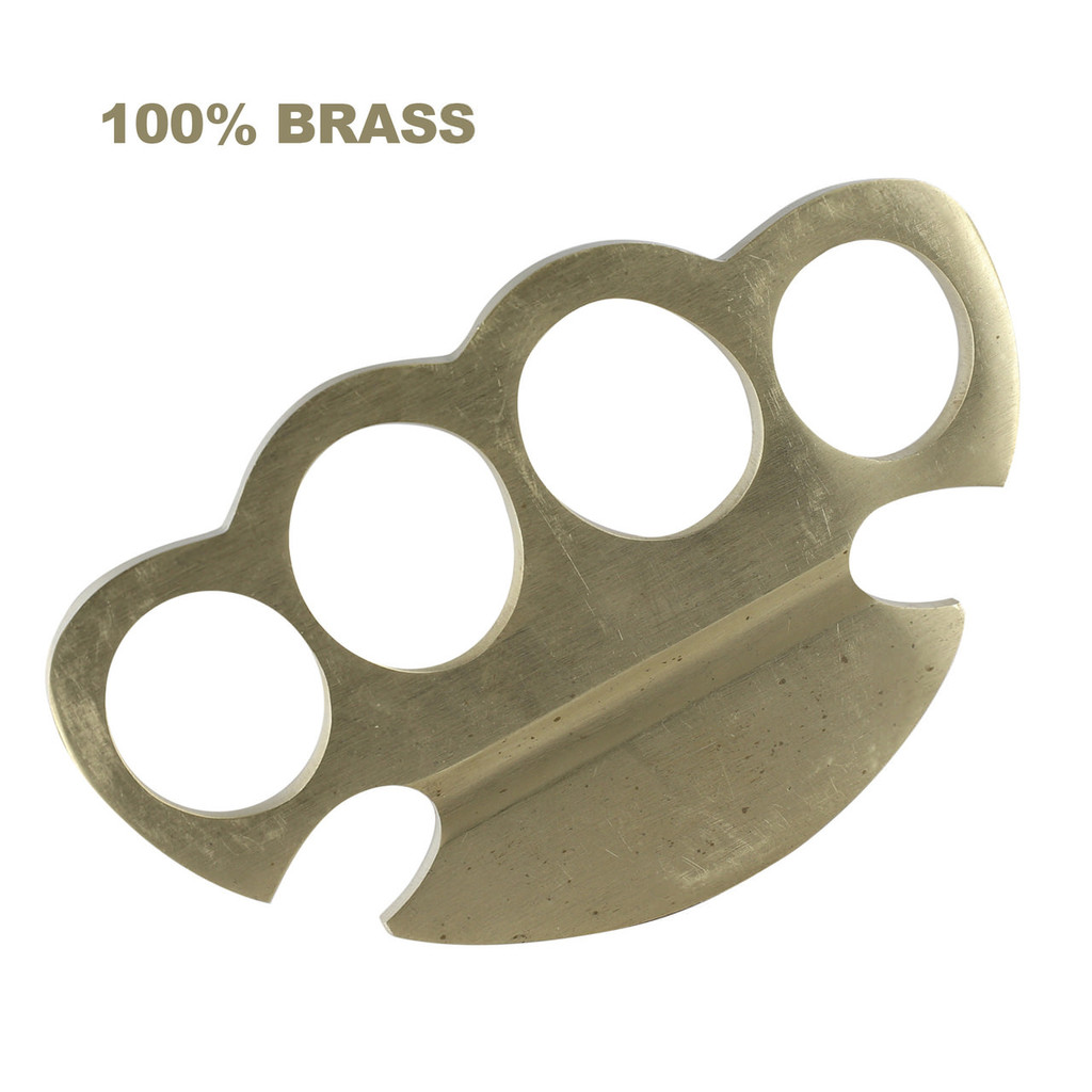 100% Pure Brass Heavy Duty Knuckle Paper Weight Accessory