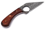 Full Tang Damascus Steel Hunting Knife W/ Sheath