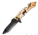 Tiger USA Spring Assisted Knife DEER Tanto