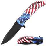 America Great Tiger-USA Spring Assisted Drop Point Folder