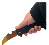 Tiger Usa® Spring Assisted Knife - BLACK and GOLD