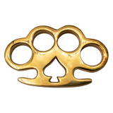 Ace of Spades Heavy Duty Brass Knuckle Duster Paper Weight