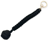 Large Monkey Fist Public Safety Keychain - Black