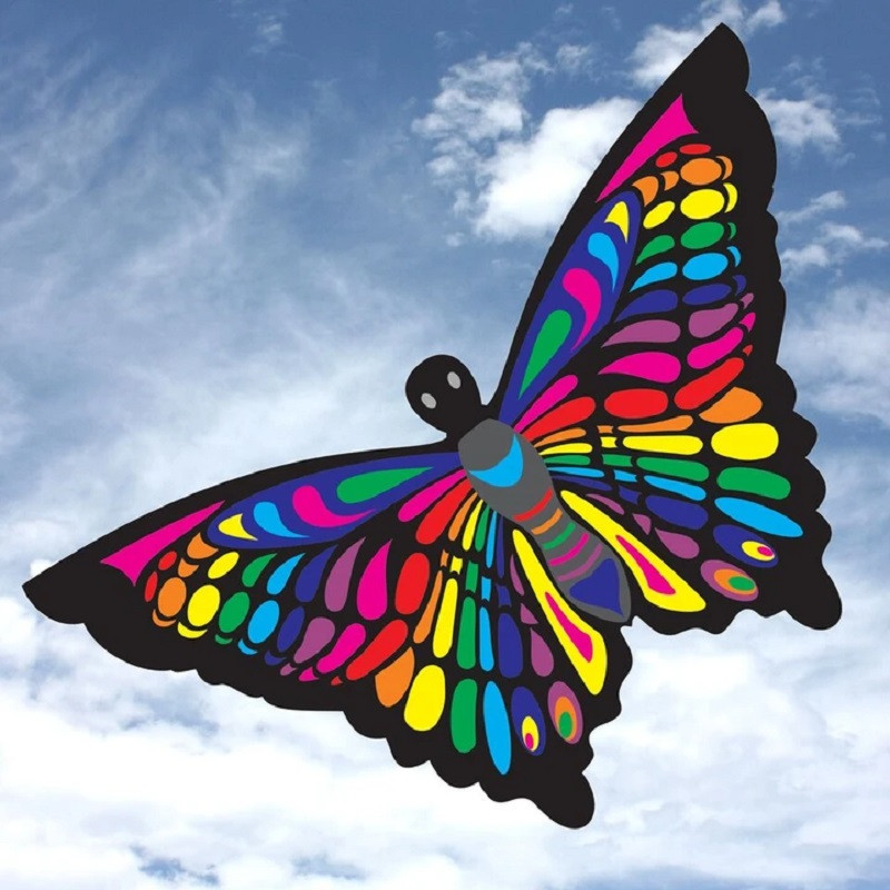 Windspeed Kite Rainbow Butterfly Single Line Kite