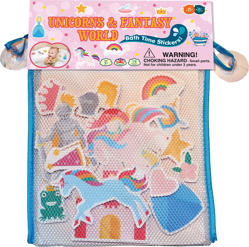 Bath Time Stickers Unicorns and Fantasy World