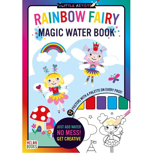 Magic Water Painting Book Rainbow Fairy