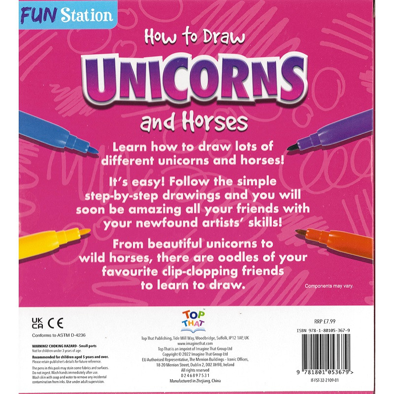 Fun Station How to Draw Unicorns and Horses